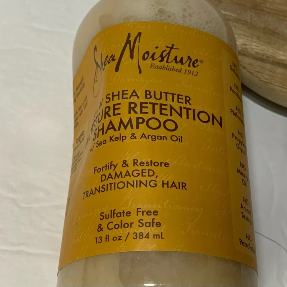 Shea Moisture Shampoo Lot of 2 Coconut & Hibiscus Raw Shea Butter 13 fl oz New